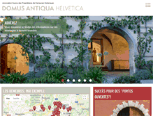 Tablet Screenshot of domusantiqua.ch